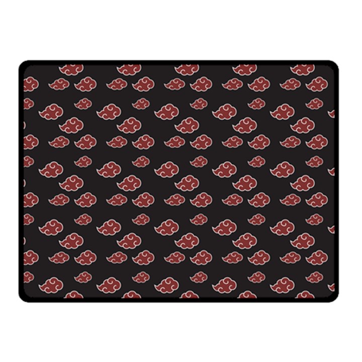 Cloud Red Brown Double Sided Fleece Blanket (Small) 