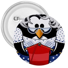 Grandma Penguin 3  Buttons by Nexatart