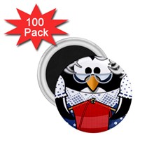 Grandma Penguin 1 75  Magnets (100 Pack)  by Nexatart