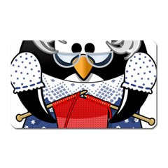 Grandma Penguin Magnet (rectangular) by Nexatart