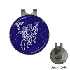 Gemini Zodiac Star Hat Clips With Golf Markers by Mariart