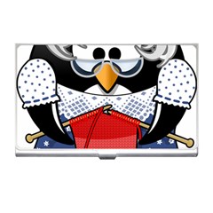 Grandma Penguin Business Card Holders by Nexatart