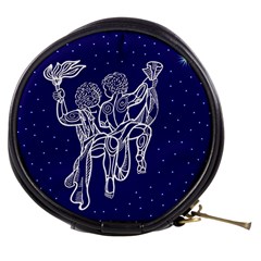 Gemini Zodiac Star Mini Makeup Bags by Mariart