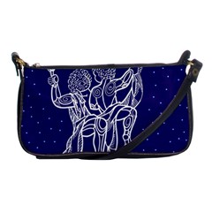 Gemini Zodiac Star Shoulder Clutch Bags by Mariart