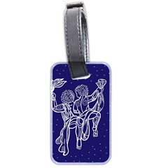 Gemini Zodiac Star Luggage Tags (two Sides) by Mariart