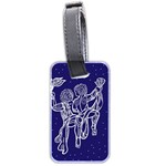 Gemini Zodiac Star Luggage Tags (Two Sides) Front