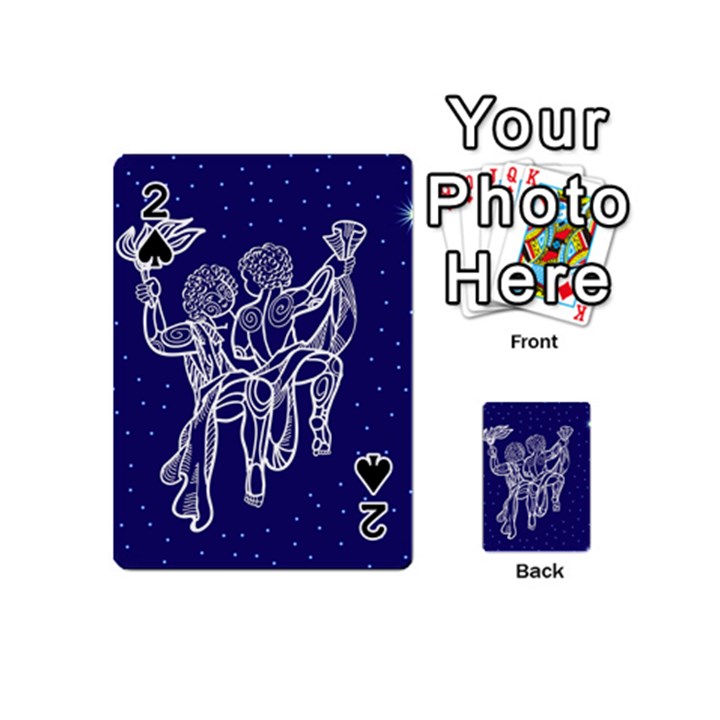 Gemini Zodiac Star Playing Cards 54 (Mini) 