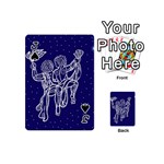 Gemini Zodiac Star Playing Cards 54 (Mini)  Front - SpadeJ