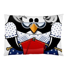 Grandma Penguin Pillow Case by Nexatart