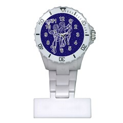 Gemini Zodiac Star Plastic Nurses Watch by Mariart