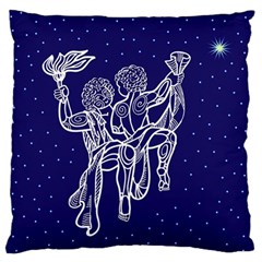 Gemini Zodiac Star Standard Flano Cushion Case (one Side) by Mariart