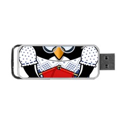 Grandma Penguin Portable Usb Flash (one Side) by Nexatart