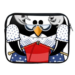 Grandma Penguin Apple Ipad 2/3/4 Zipper Cases by Nexatart