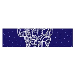 Gemini Zodiac Star Satin Scarf (oblong) by Mariart