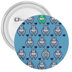 Funny Cow Pattern 3  Buttons by Nexatart