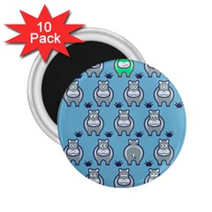 Funny Cow Pattern 2 25  Magnets (10 Pack)  by Nexatart