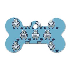 Funny Cow Pattern Dog Tag Bone (one Side) by Nexatart