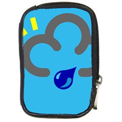 Light Rain Shower Cloud Sun Yellow Blue Sky Compact Camera Cases