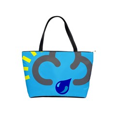 Light Rain Shower Cloud Sun Yellow Blue Sky Shoulder Handbags by Mariart