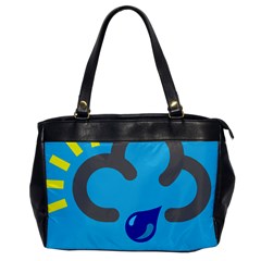 Light Rain Shower Cloud Sun Yellow Blue Sky Office Handbags by Mariart