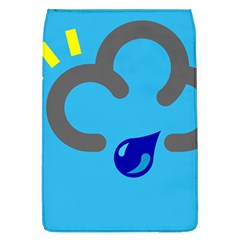 Light Rain Shower Cloud Sun Yellow Blue Sky Flap Covers (l)  by Mariart