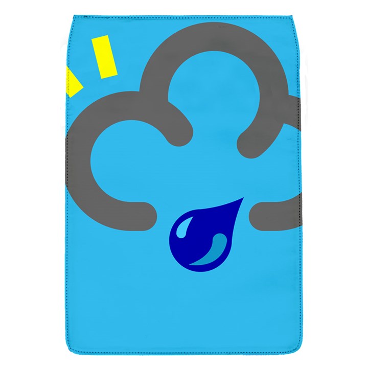 Light Rain Shower Cloud Sun Yellow Blue Sky Flap Covers (S) 