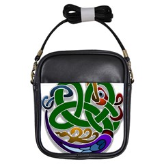 Celtic Ornament Girls Sling Bags by Nexatart