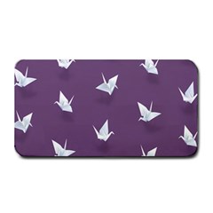 Goose Swan Animals Birl Origami Papper White Purple Medium Bar Mats by Mariart