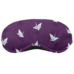 Goose Swan Animals Birl Origami Papper White Purple Sleeping Masks by Mariart