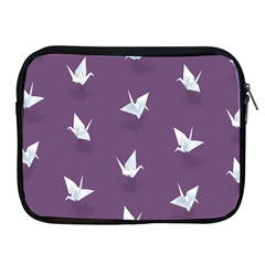 Goose Swan Animals Birl Origami Papper White Purple Apple Ipad 2/3/4 Zipper Cases by Mariart