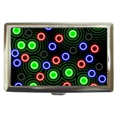 Neons Couleurs Circle Light Green Red Line Cigarette Money Cases by Mariart