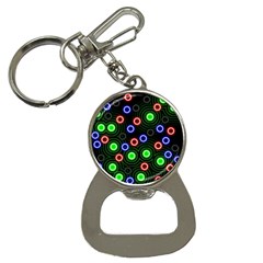 Neons Couleurs Circle Light Green Red Line Button Necklaces by Mariart