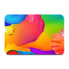 Paint Rainbow Color Blue Red Green Blue Purple Plate Mats by Mariart