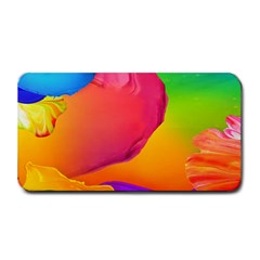 Paint Rainbow Color Blue Red Green Blue Purple Medium Bar Mats by Mariart