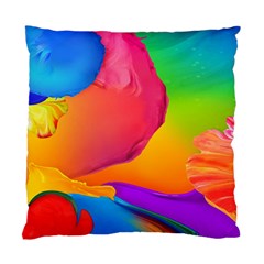 Paint Rainbow Color Blue Red Green Blue Purple Standard Cushion Case (one Side) by Mariart