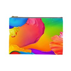 Paint Rainbow Color Blue Red Green Blue Purple Cosmetic Bag (large)  by Mariart