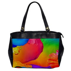 Paint Rainbow Color Blue Red Green Blue Purple Office Handbags by Mariart