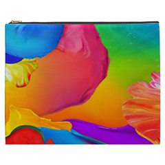 Paint Rainbow Color Blue Red Green Blue Purple Cosmetic Bag (xxxl)  by Mariart