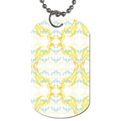 Crane White Yellow Bird Eye Animals Face Mask Dog Tag (one Side) by Mariart