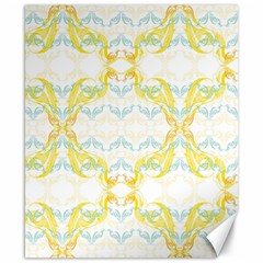 Crane White Yellow Bird Eye Animals Face Mask Canvas 8  X 10  by Mariart