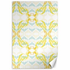 Crane White Yellow Bird Eye Animals Face Mask Canvas 24  X 36  by Mariart