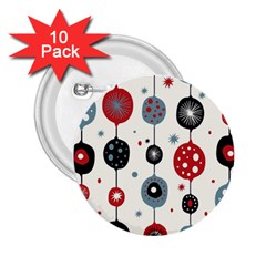 Retro Ornament Pattern 2.25  Buttons (10 pack) 