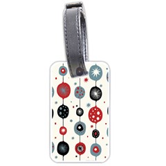 Retro Ornament Pattern Luggage Tags (One Side) 