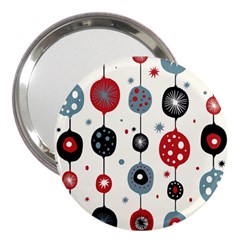 Retro Ornament Pattern 3  Handbag Mirrors