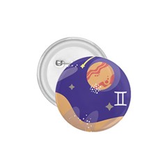 Planet Galaxy Space Star Polka Meteor Moon Blue Sky Circle 1 75  Buttons by Mariart