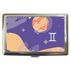 Planet Galaxy Space Star Polka Meteor Moon Blue Sky Circle Cigarette Money Cases