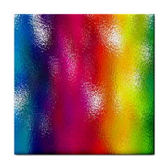 Color Glass Rainbow Green Yellow Gold Pink Purple Red Blue Face Towel by Mariart