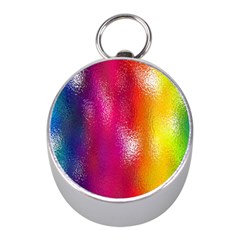 Color Glass Rainbow Green Yellow Gold Pink Purple Red Blue Mini Silver Compasses by Mariart