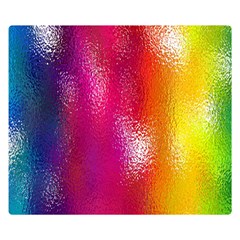 Color Glass Rainbow Green Yellow Gold Pink Purple Red Blue Double Sided Flano Blanket (small)  by Mariart