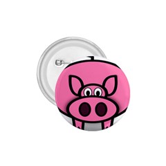 Pork Pig Pink Animals 1 75  Buttons by Mariart